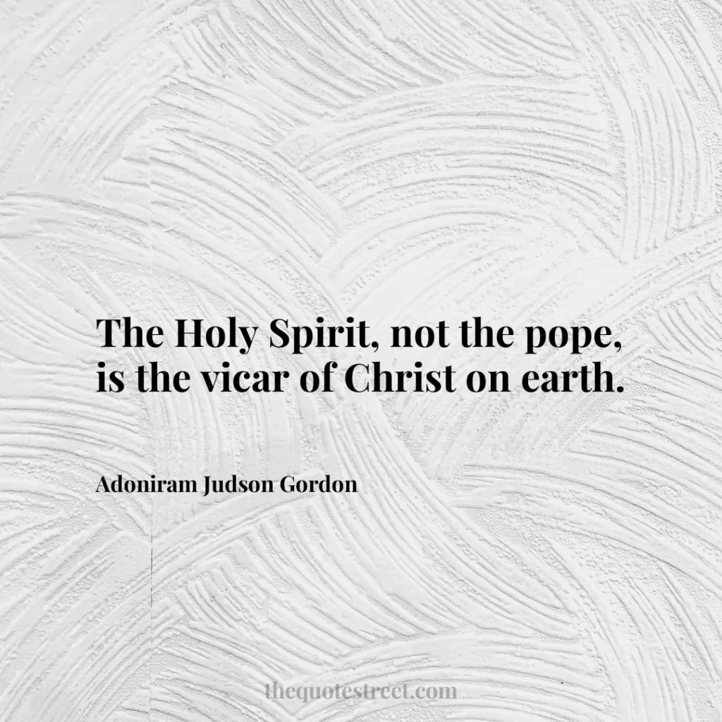 The Holy Spirit