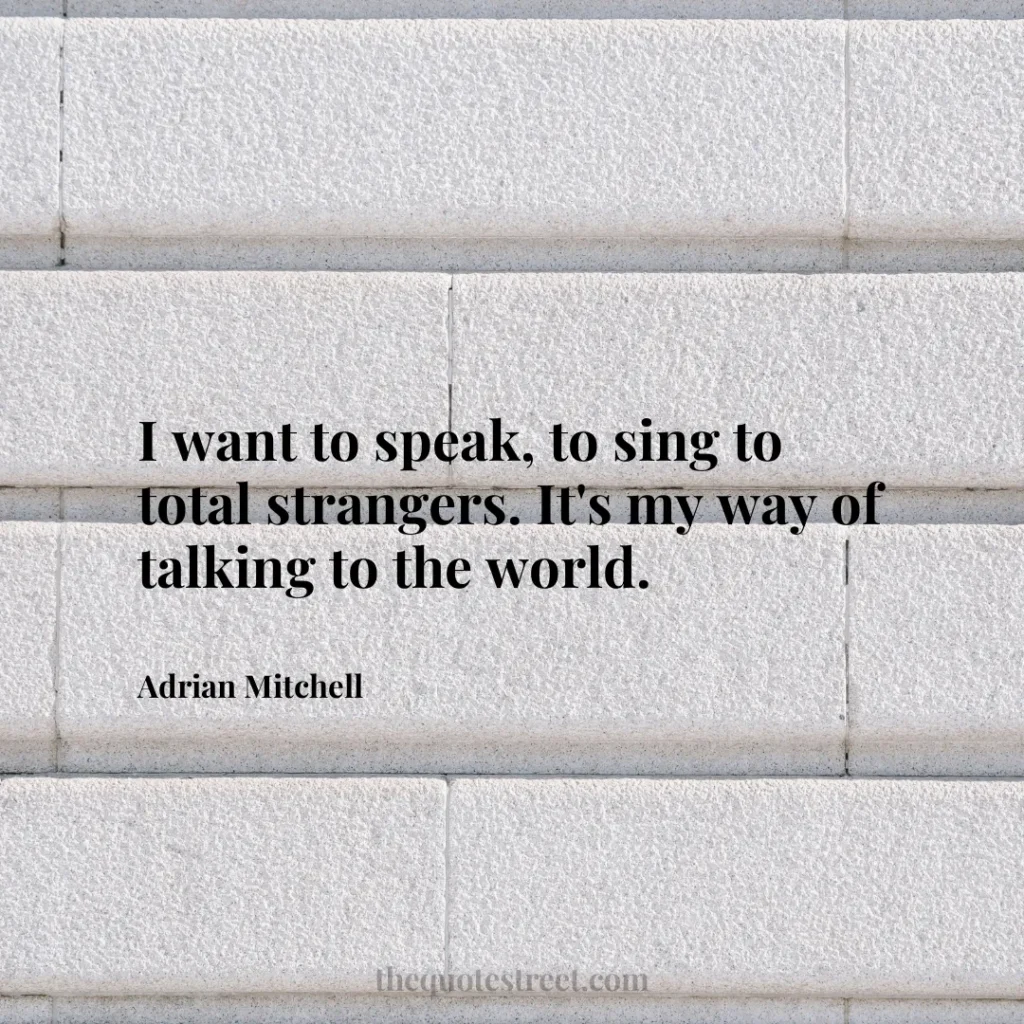 I want to speak