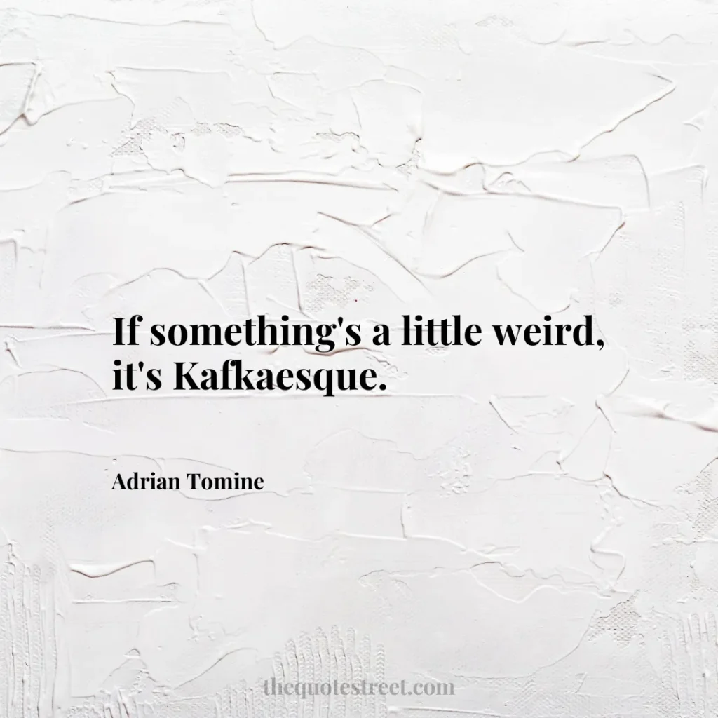 If something's a little weird