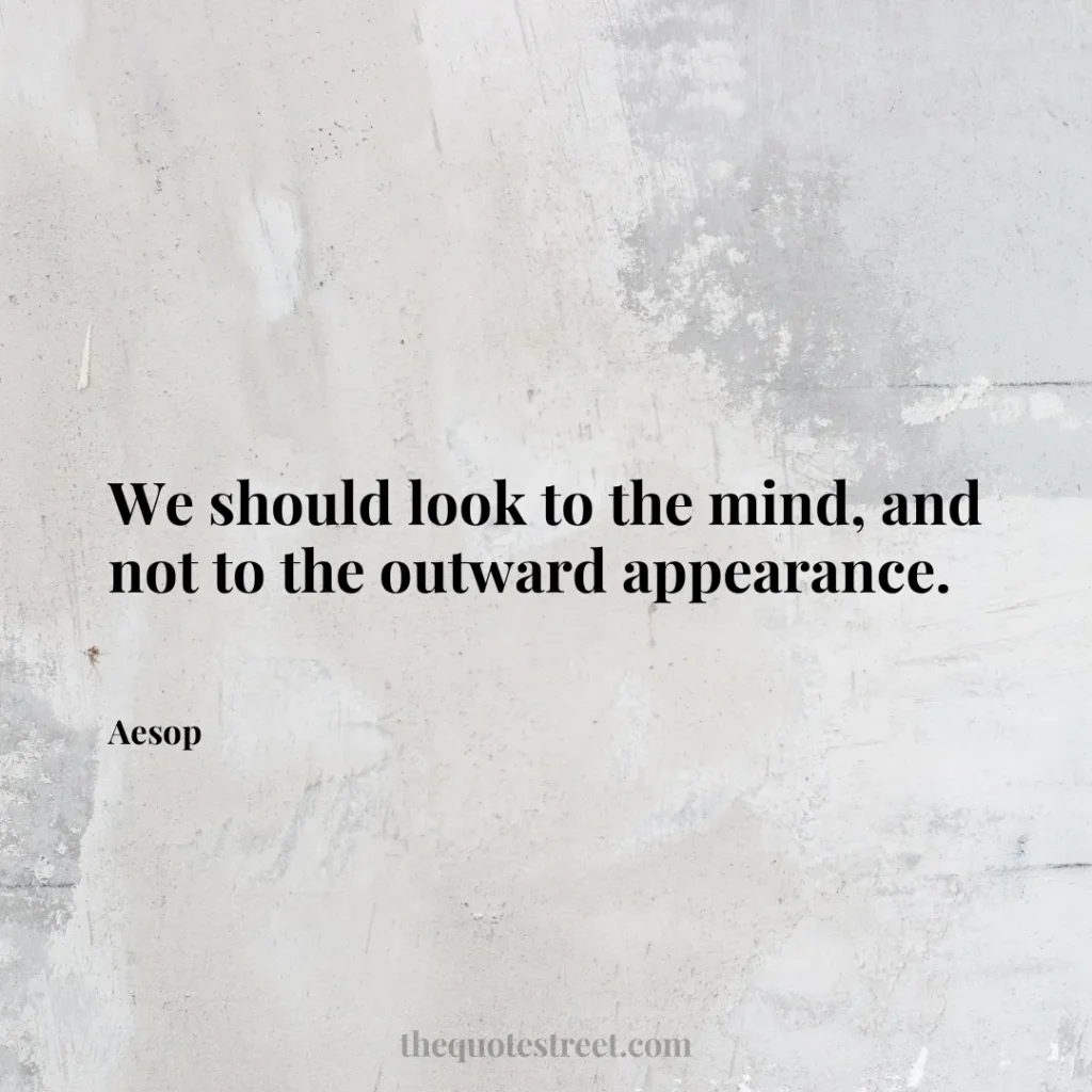 We should look to the mind