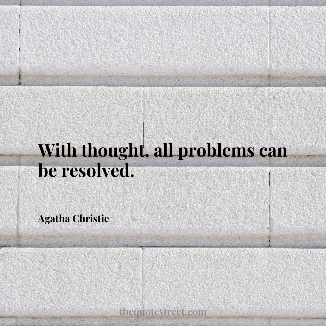 With thought