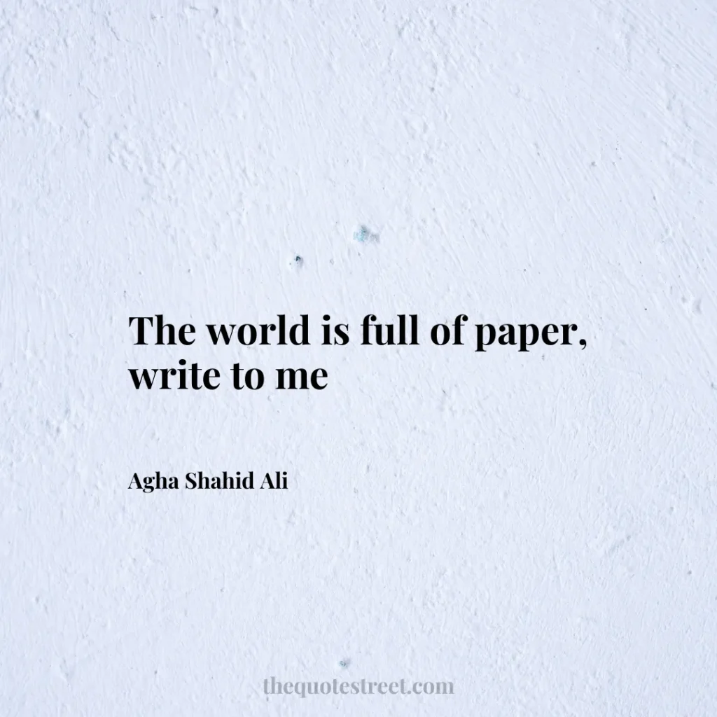 The world is full of paper