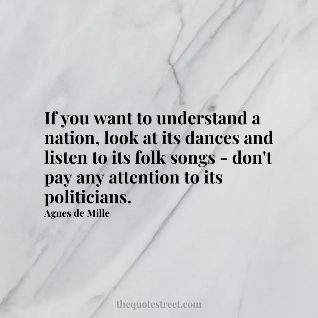 If you want to understand a nation