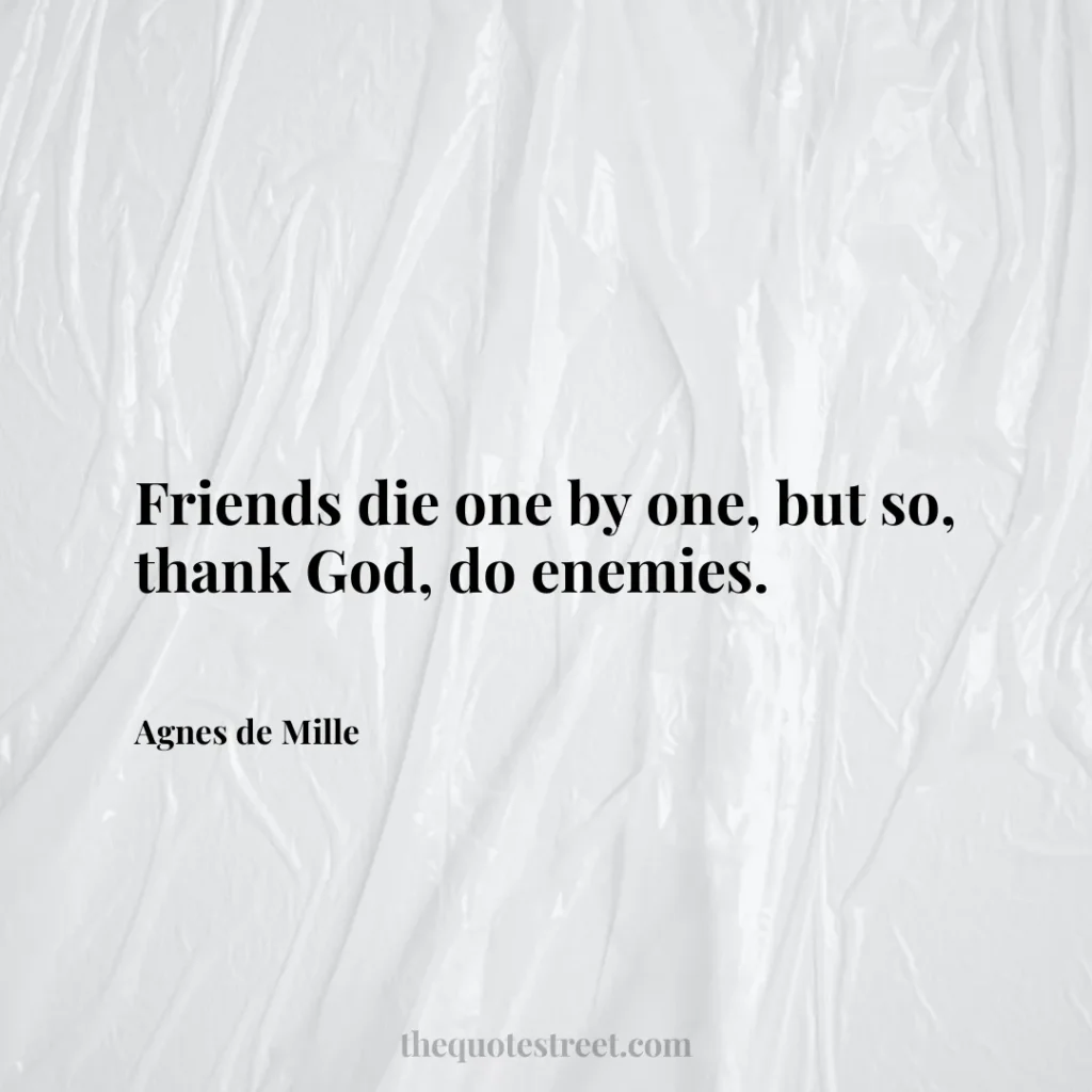 Friends die one by one