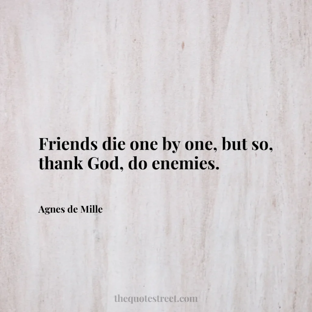 Friends die one by one