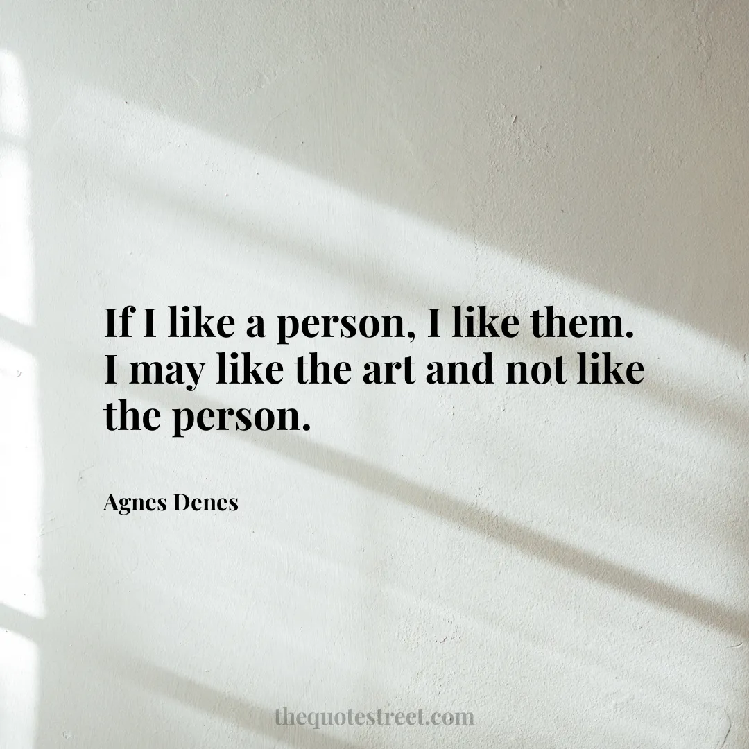 If I like a person