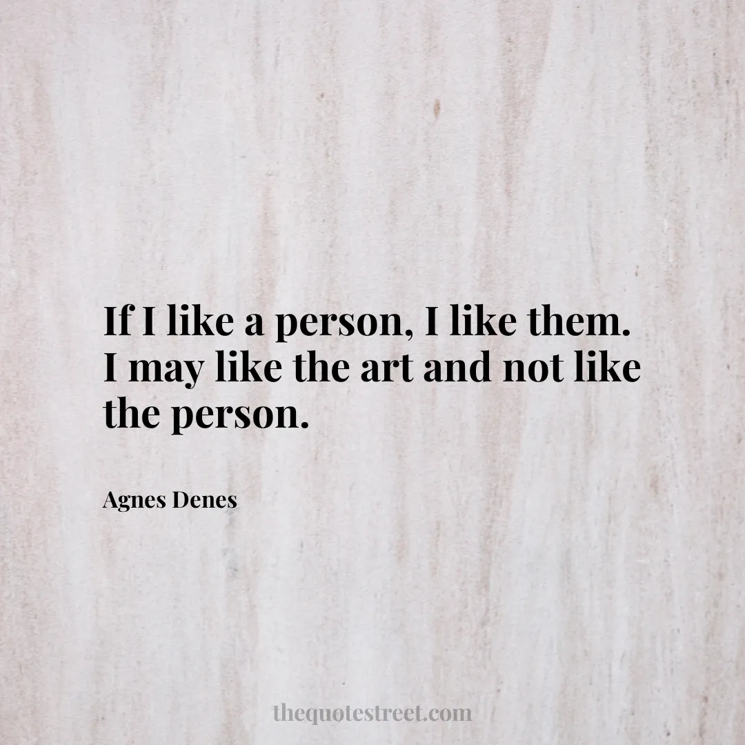 If I like a person