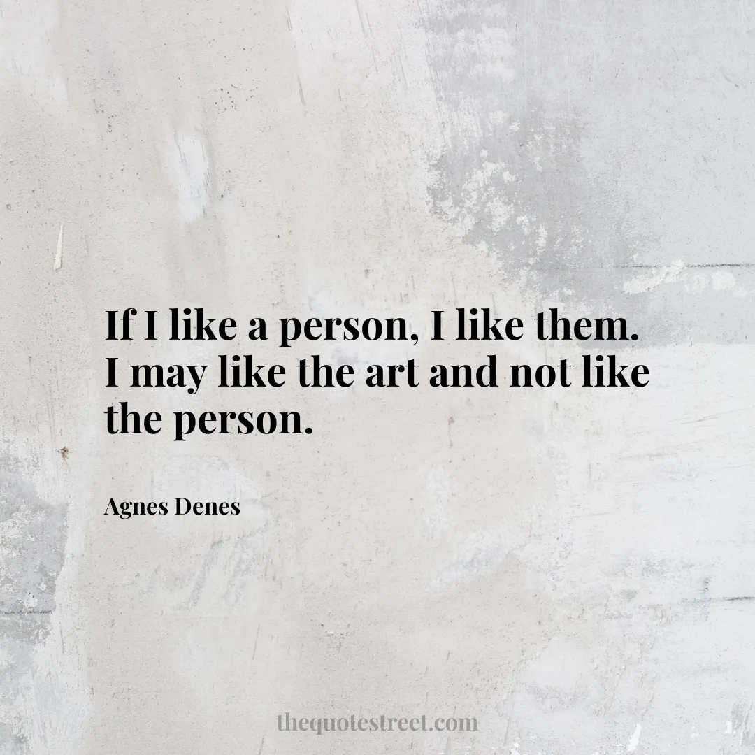 If I like a person