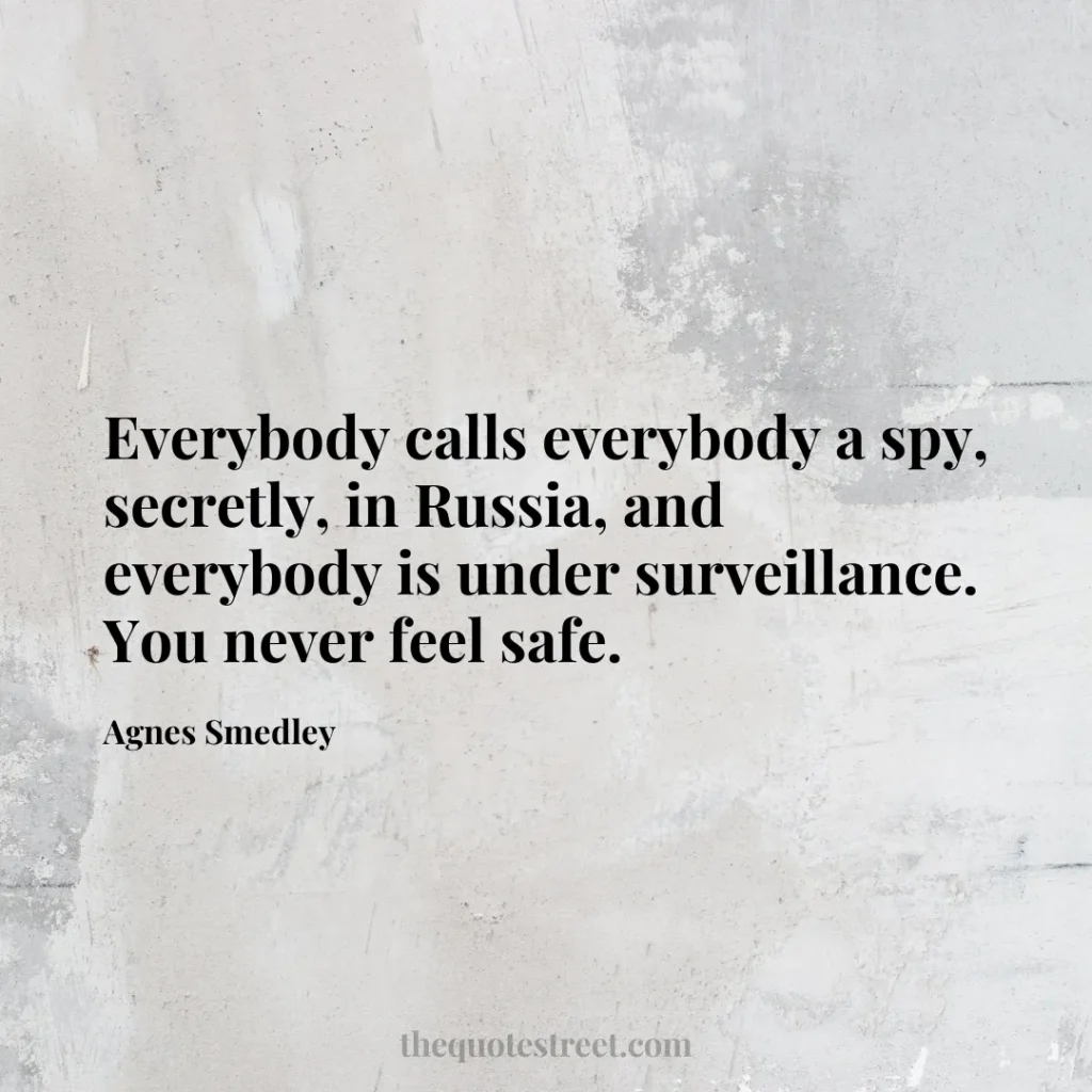 Everybody calls everybody a spy