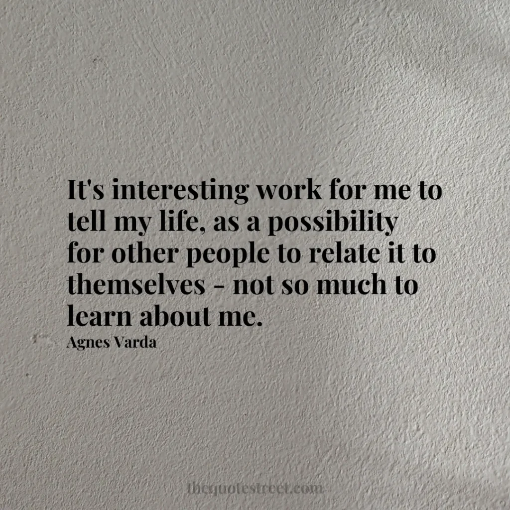 It's interesting work for me to tell my life