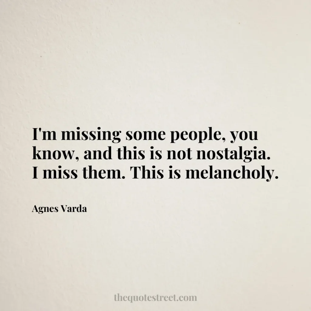 I'm missing some people