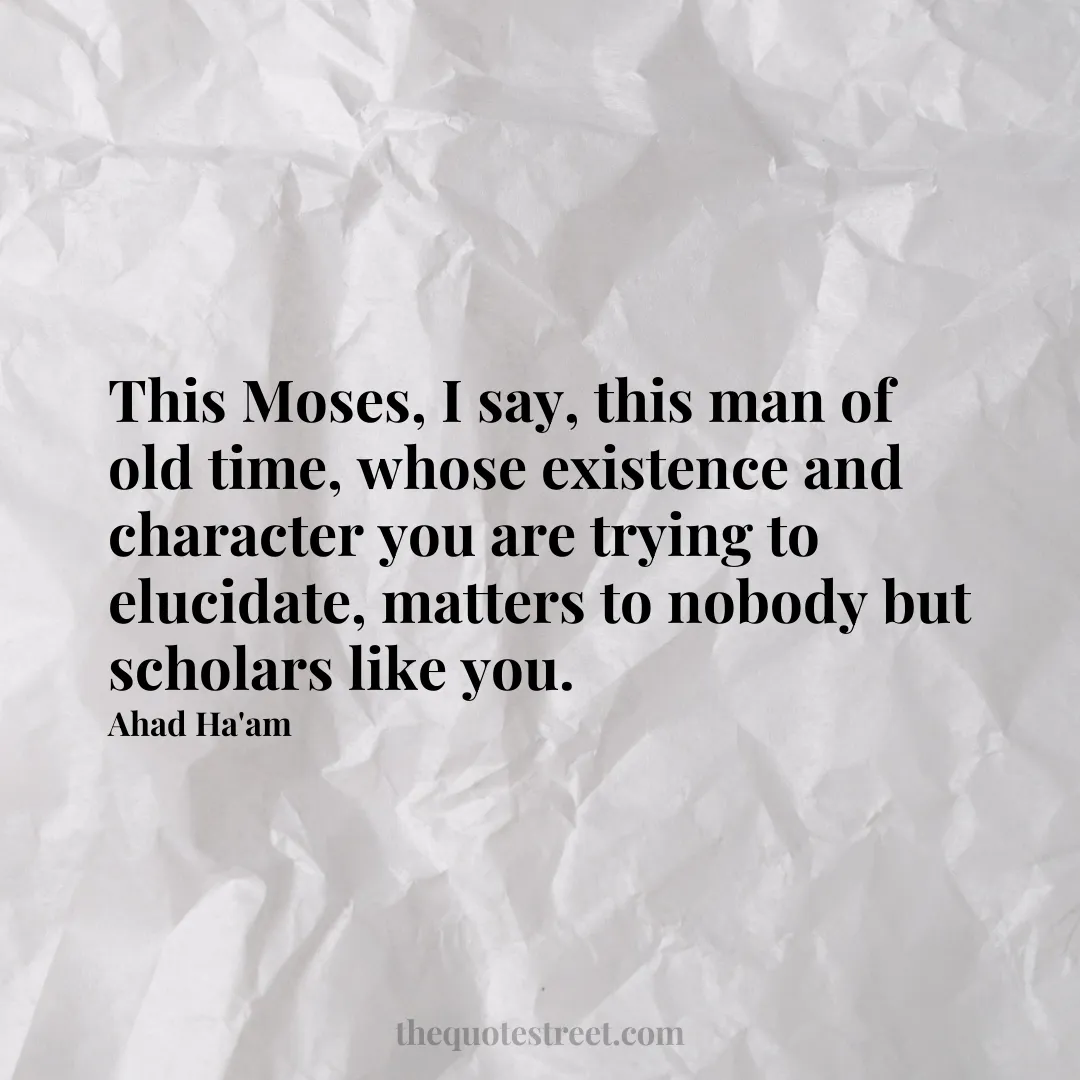 This Moses