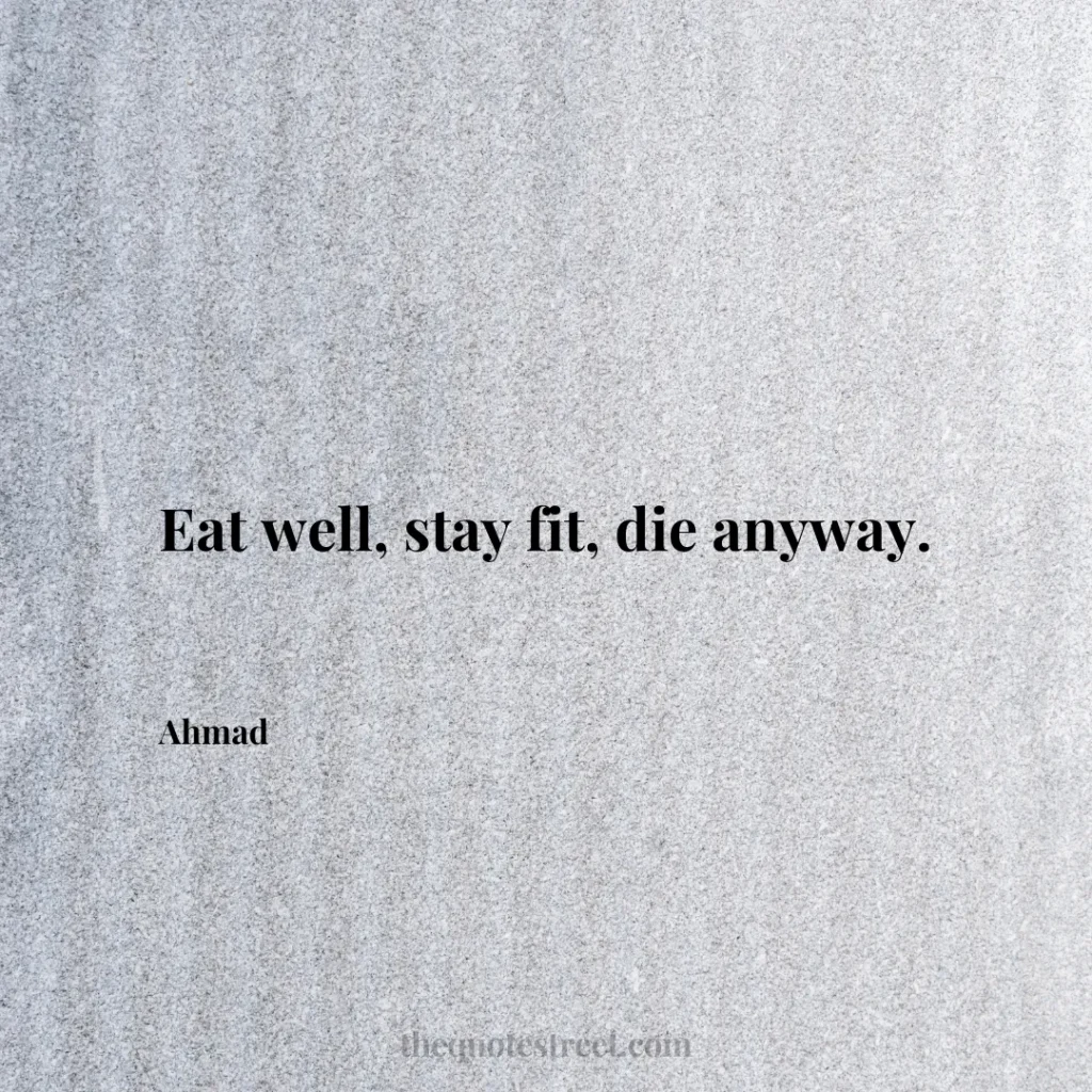 Eat well