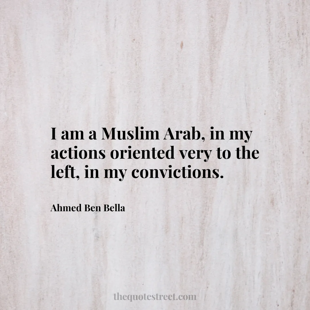 I am a Muslim Arab