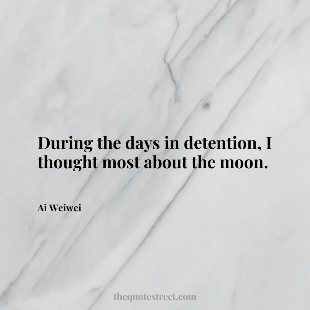 During the days in detention