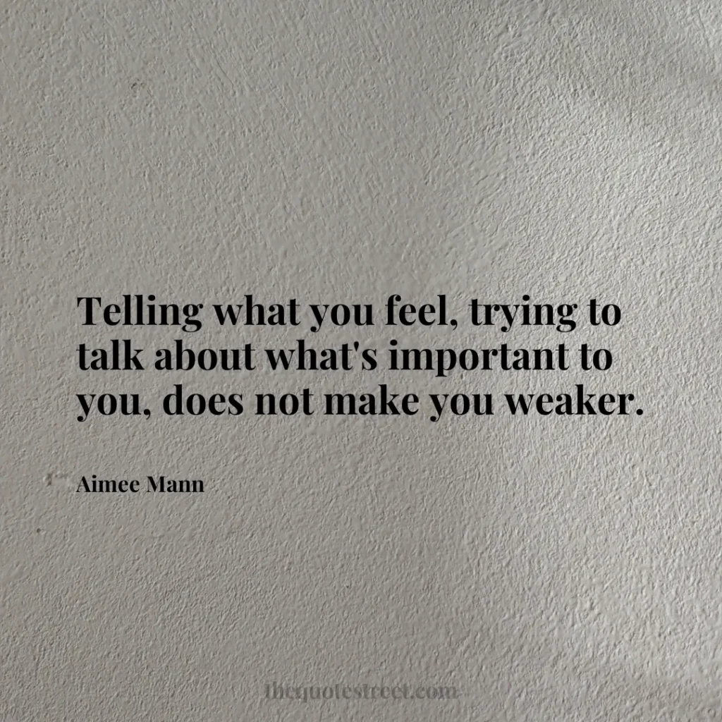 Telling what you feel