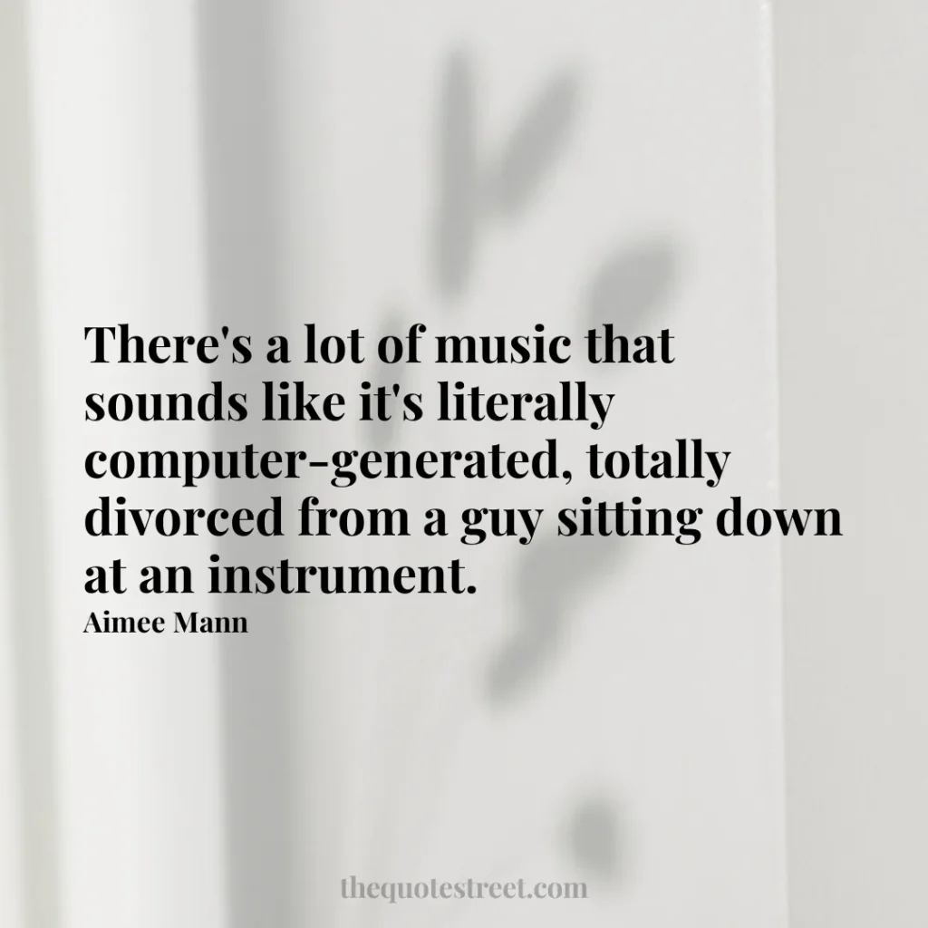 There's a lot of music that sounds like it's literally computer-generated