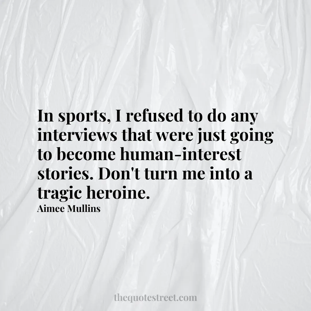 In sports