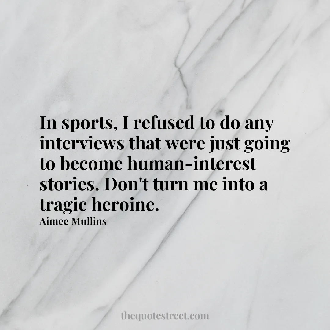 In sports