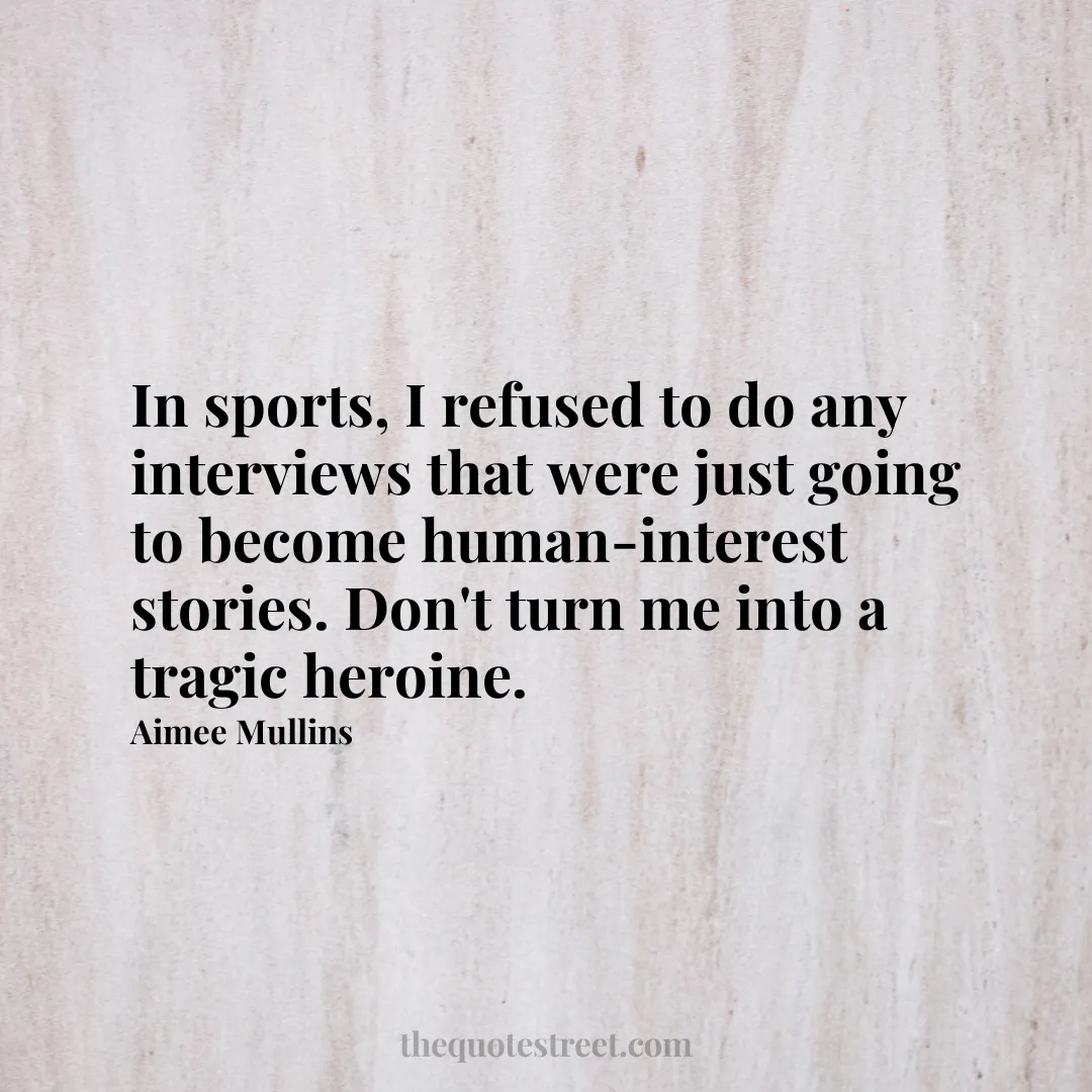In sports